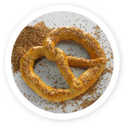 Sesame Seed Pretzel